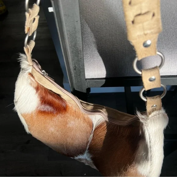 Vintage Christie Springbok (real hide) Shoulder Bag - Picture 6 of 10